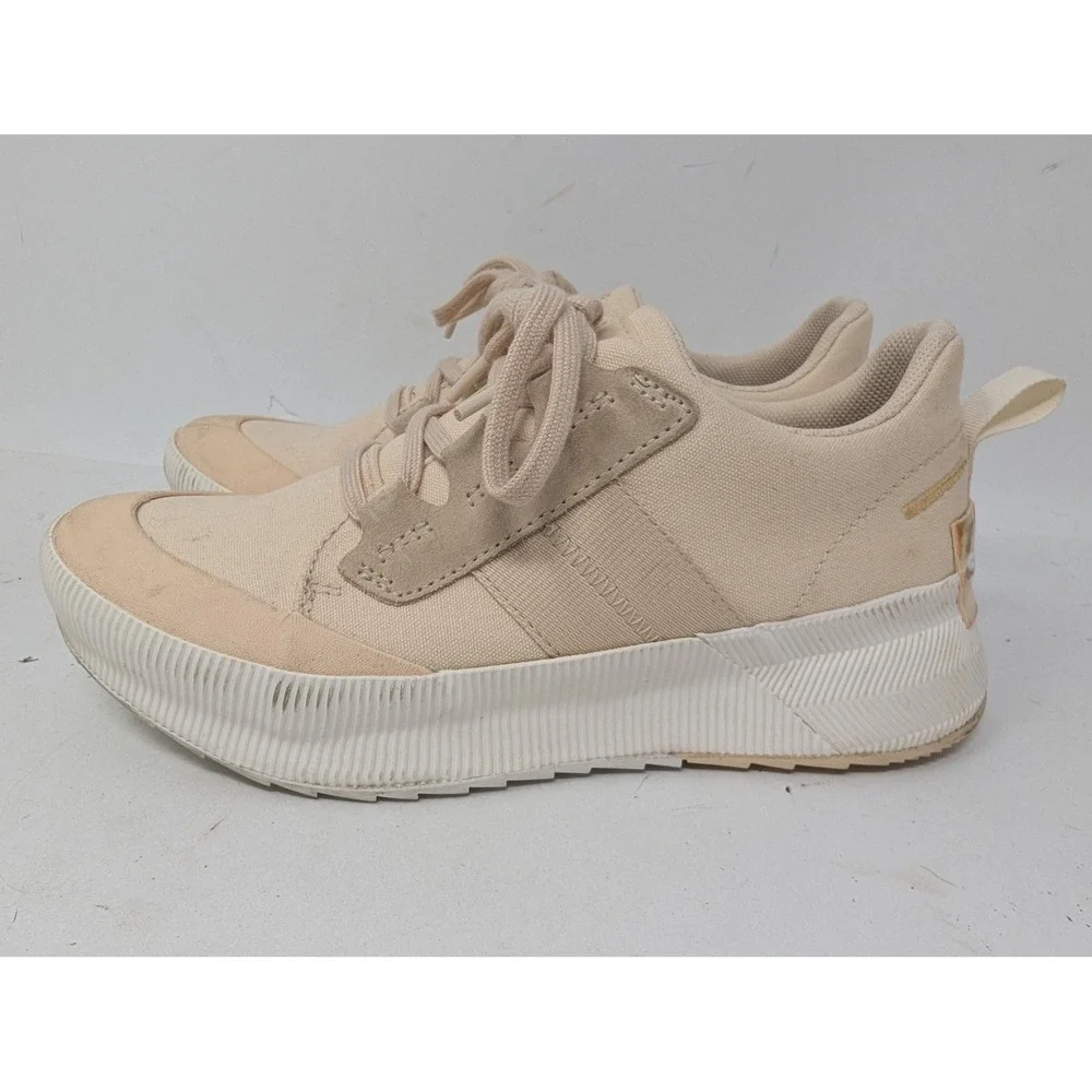 Sorel Shoes Womens Size 8 Beige Waterproof Natural Rubber Out N About NL4970